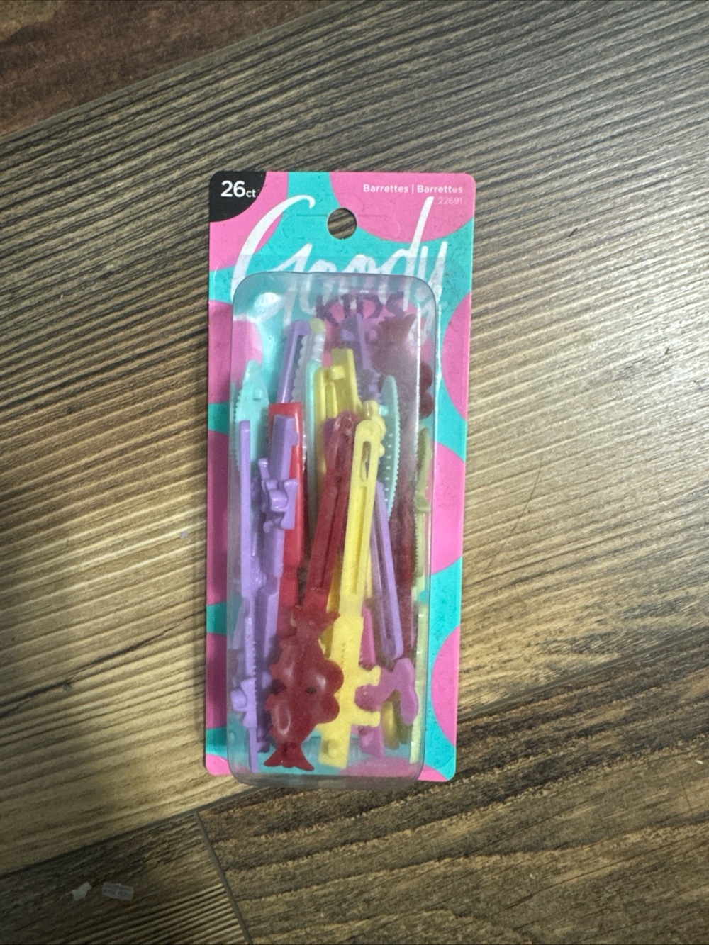 26 Goody Kids Girls Plastic Hair Barrettes Stay Tight Slip Secure Pastel Vibrant